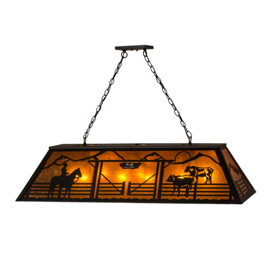 Meyda Tiffany Personalized 9 Light 48" Wide Linear Pendant