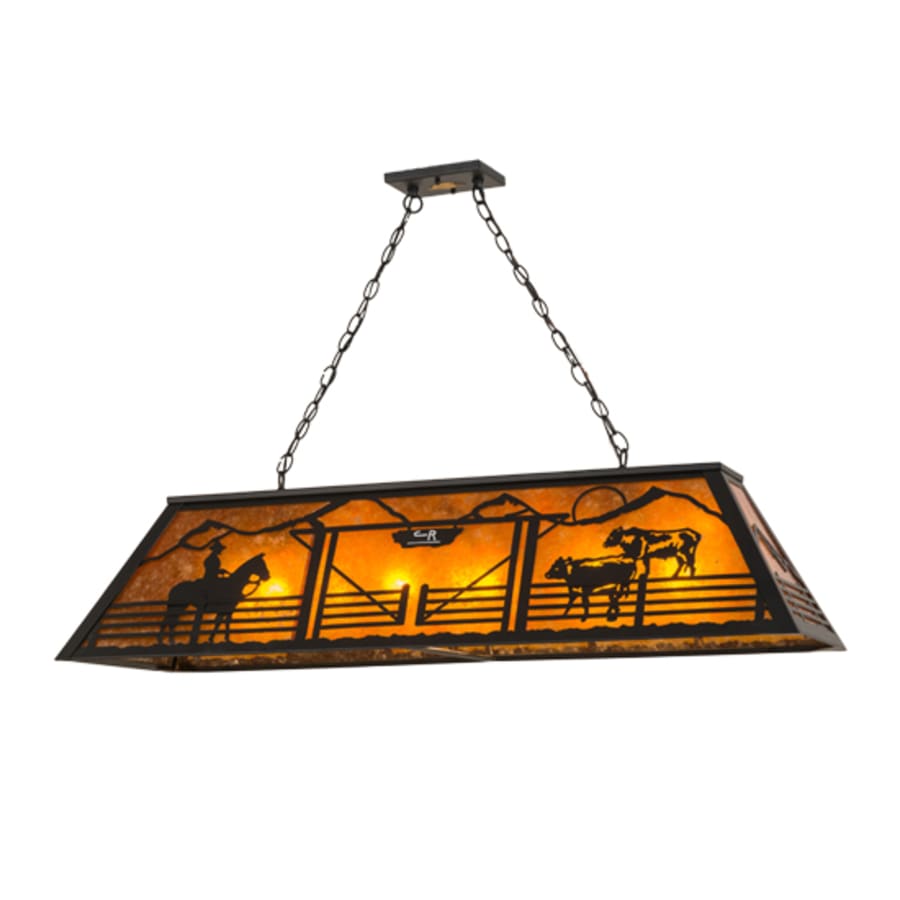 Meyda Tiffany Personalized 9 Light 48" Wide Linear Pendant