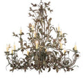 Meyda Tiffany Le Printemps 15 Light 60" Wide Taper Candle Style Chandelier