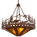 Meyda Tiffany Bear Family 4 Light 36" Wide Pendant
