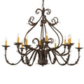 Meyda Tiffany French Elegance 12 Light 48" Wide Taper Candle Style Chandelier
