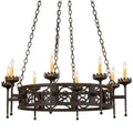 Meyda Tiffany Majella 8 Light 42" Wide Taper Candle Style Chandelier