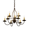 Meyda Tiffany Earl 9 Light 28" Wide Taper Candle Style Chandelier
