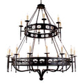 Meyda Tiffany Gina 24 Light 72" Wide Taper Candle Style Chandelier