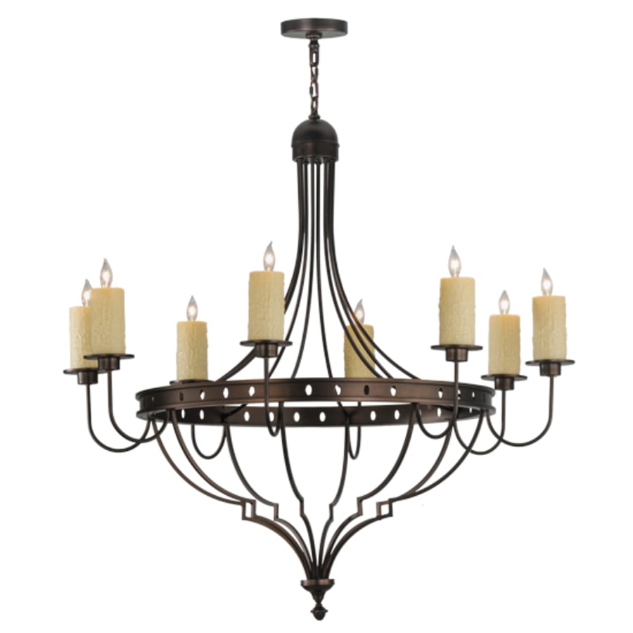Meyda Tiffany Bottini 8 Light 48" Wide Taper Candle Style Chandelier