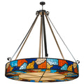 Meyda Tiffany Mosaico 13 Light 77" Wide Pendant