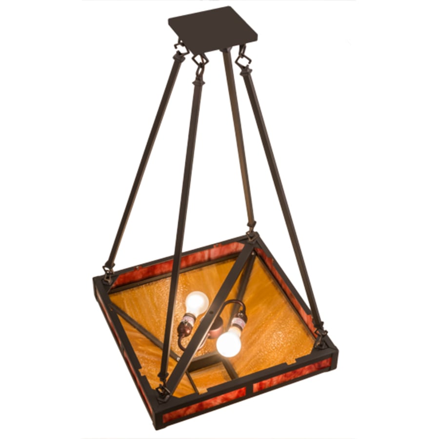 Meyda Tiffany Whitewing 2 Light 26" Wide Pendant