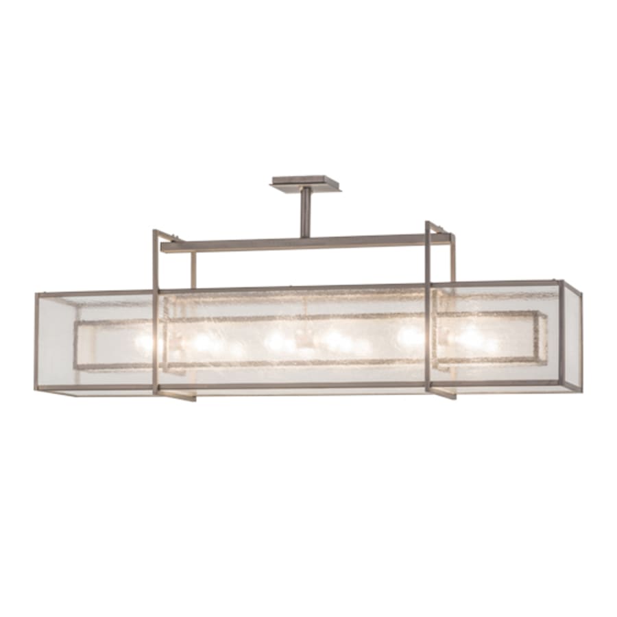 Meyda Tiffany Nelson 6 Light 54" Wide Linear Pendant