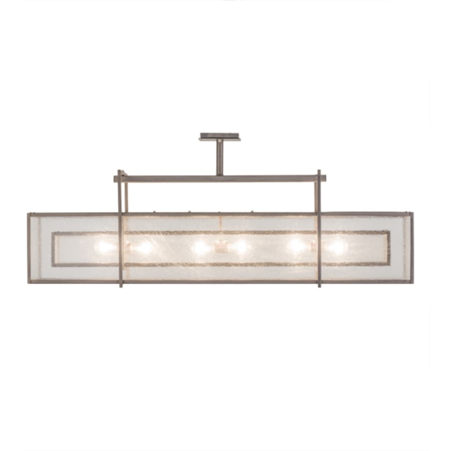 Meyda Tiffany Nelson 6 Light 54" Wide Linear Pendant