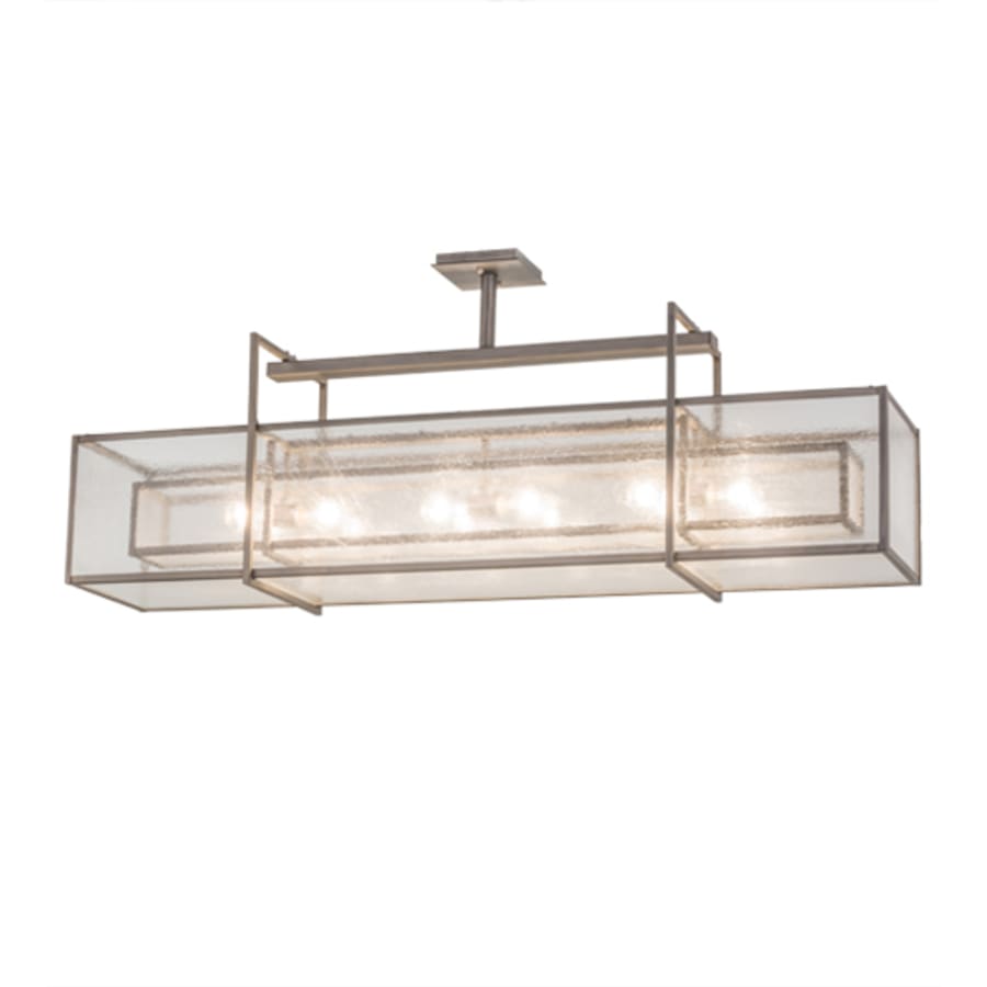 Meyda Tiffany Nelson 6 Light 54" Wide Linear Pendant