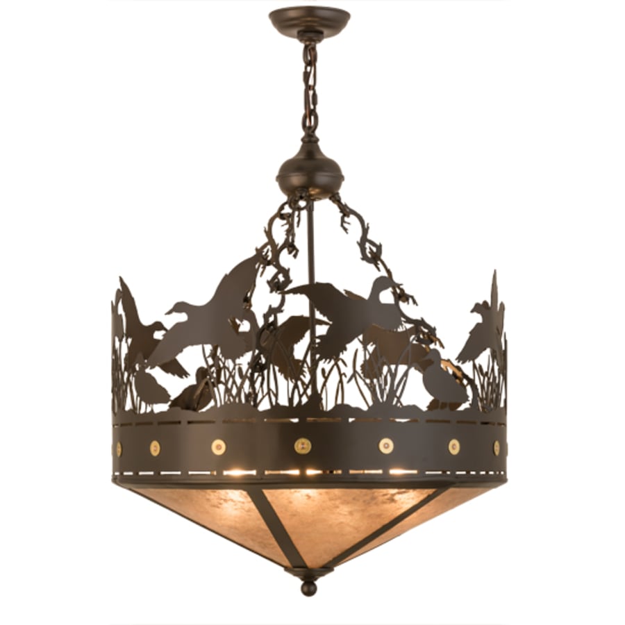 Meyda Tiffany Ducks in Flight 4 Light 24" Wide Pendant