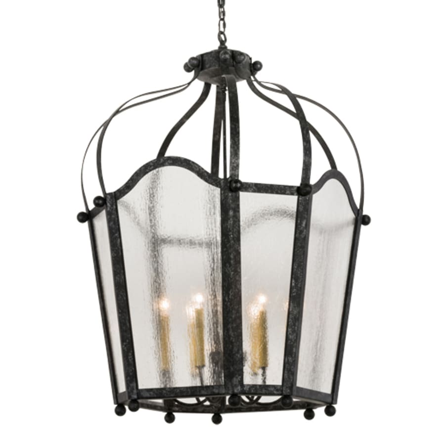 Meyda Tiffany Citadel 6 Light 32" Wide Taper Candle Pendant