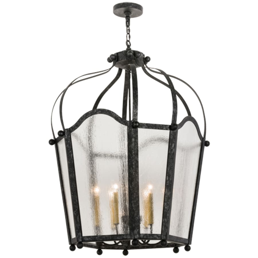 Meyda Tiffany Citadel 6 Light 32" Wide Taper Candle Pendant