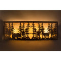 Meyda Tiffany Tall Pines 4 Light 12" Tall Wall Sconce
