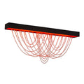 Meyda Tiffany Hollander 64" Wide LED Flush Mount Ceiling Fixture