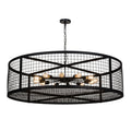 Meyda Tiffany Paloma Golpe 12 Light 60" Wide Cage Pendant