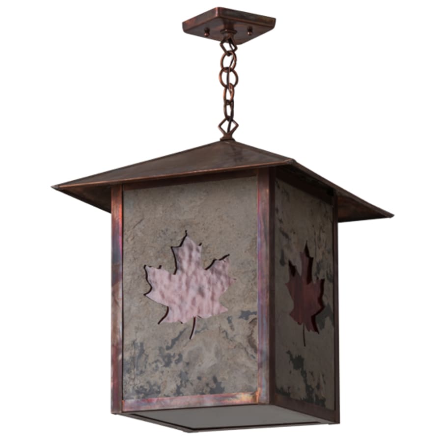 Meyda Tiffany Maple Leaf 2 Light 23" Wide Pendant
