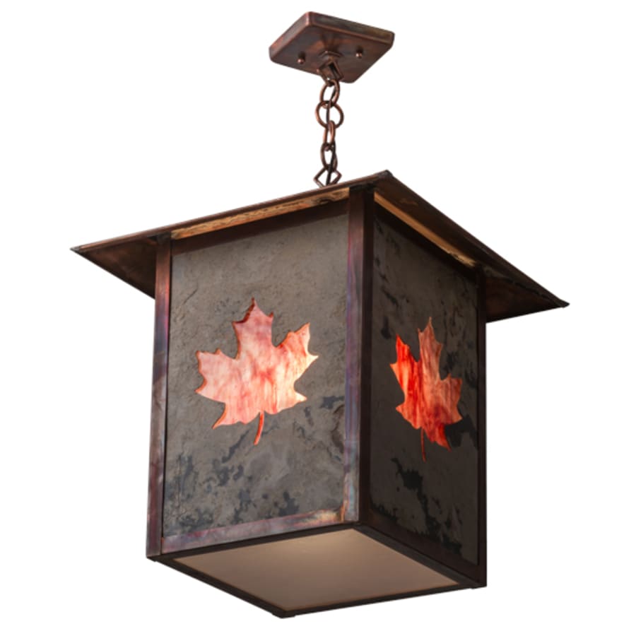 Meyda Tiffany Maple Leaf 2 Light 23" Wide Pendant