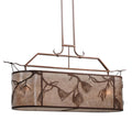 Meyda Tiffany Lone Pine 2 Light 44" Wide Linear Pendant