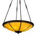 Meyda Tiffany Commerce 4 Light 32" Wide Pendant - Copper Vein Finish - GU24 Bulb Base
