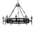 Meyda Tiffany Toscano 10 Light 60" Wide Taper Candle Style Chandelier