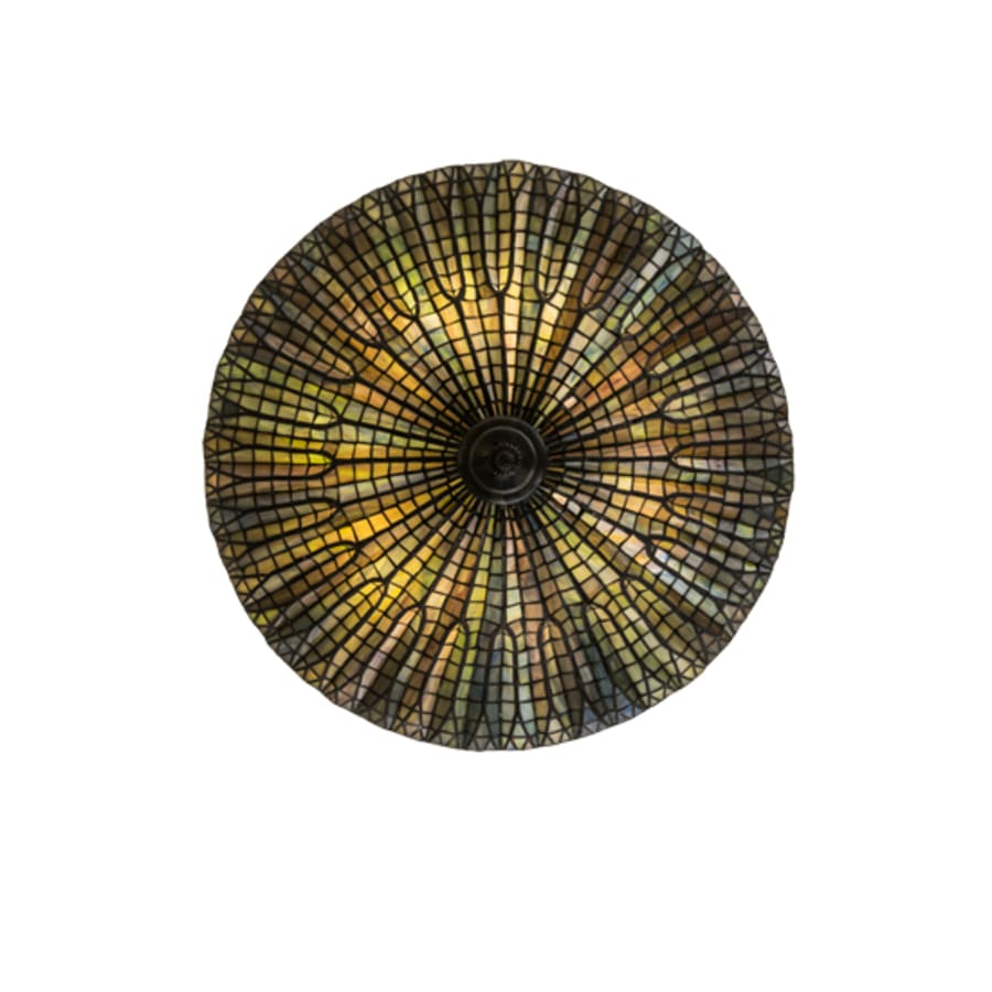 Meyda Tiffany Tiffany Lotus Leaf 3 Light 24" Wide Pendant