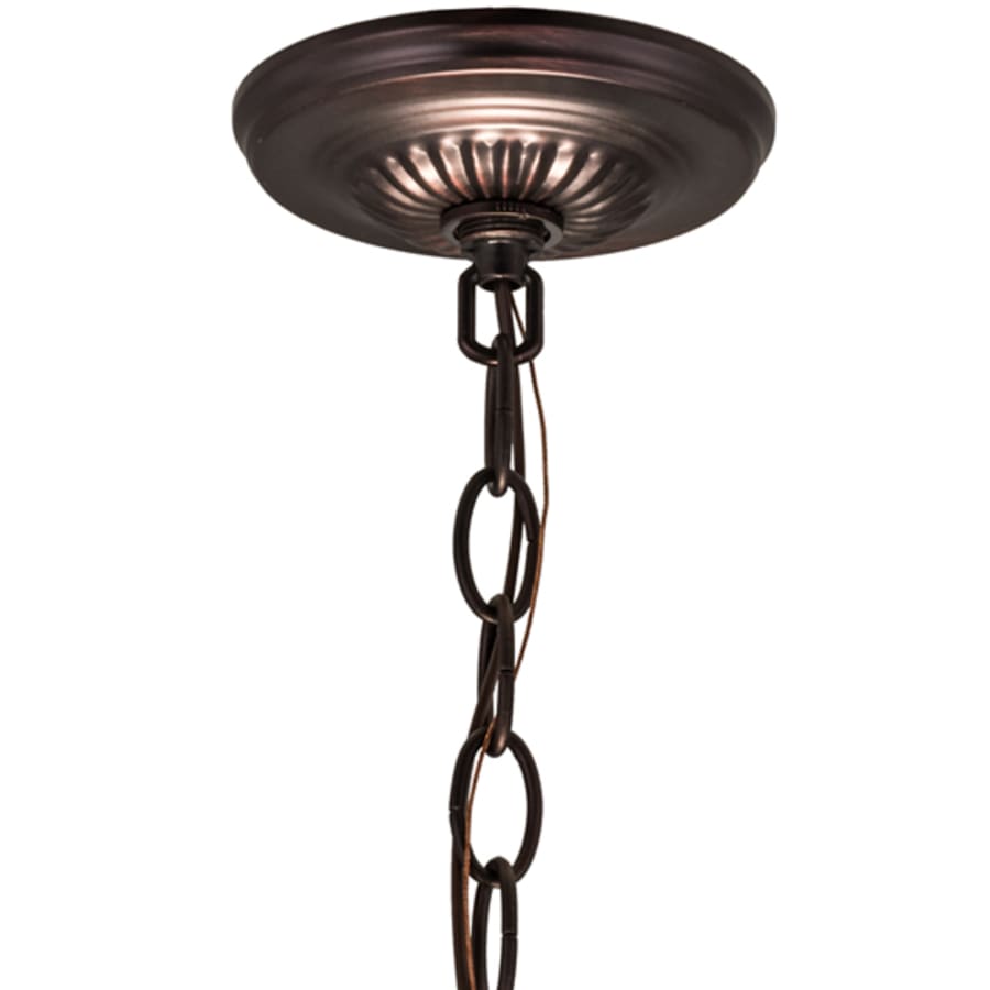 Meyda Tiffany Tiffany Lotus Leaf 3 Light 24" Wide Pendant