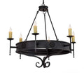 Meyda Tiffany Lorenzo 6 Light 48" Wide Taper Candle Style Chandelier