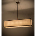 Meyda Tiffany Quadrato 5 Light 52" Wide Linear Pendant
