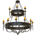 Meyda Tiffany Marta 18 Light 60" Wide Taper Candle Style Chandelier