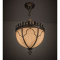 Meyda Tiffany Gothic 3 Light 14" Wide Pendant
