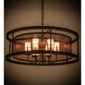Meyda Tiffany Cordoba 6 Light 36" Wide Pillar Candle Pendant