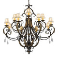 Meyda Tiffany Ingrid 12 Light 54" Wide Crystal Chandelier