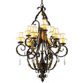 Meyda Tiffany Ingrid 9 Light 36" Wide Crystal Chandelier
