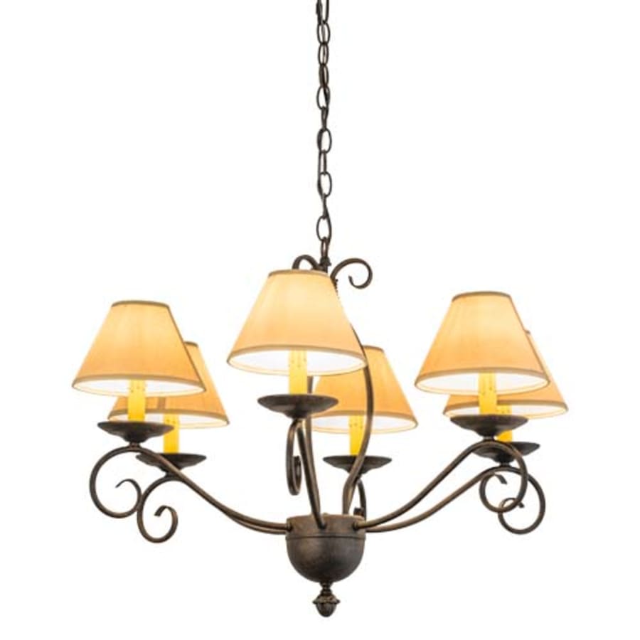 Meyda Tiffany Sienna 6 Light 30" Wide Chandelier