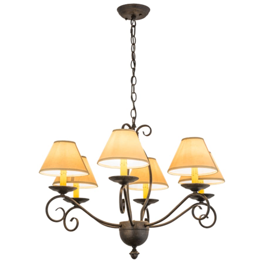 Meyda Tiffany Sienna 6 Light 30" Wide Chandelier