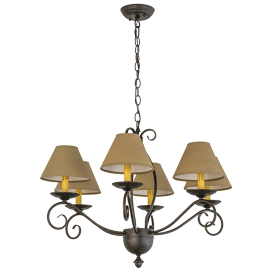 Meyda Tiffany Sienna 6 Light 30" Wide Chandelier