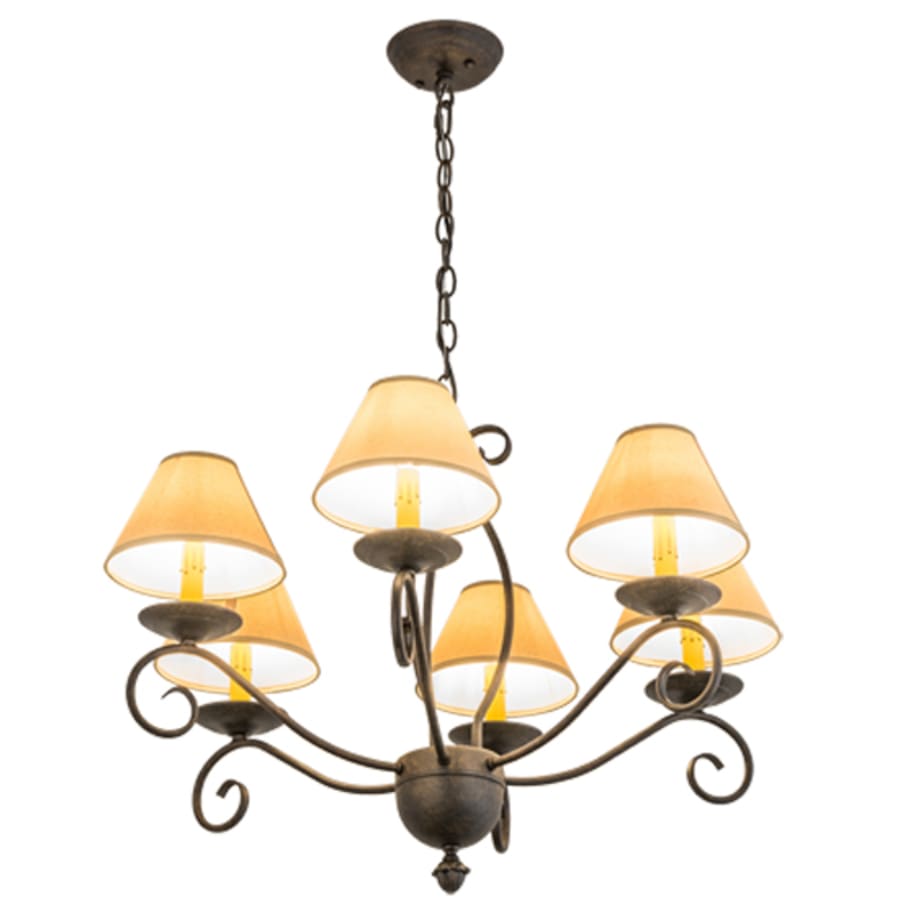 Meyda Tiffany Sienna 6 Light 30" Wide Chandelier