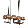 Meyda Tiffany Balsam Pine 8 Light 38" Wide Linear Chandelier