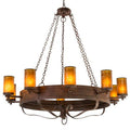 Meyda Tiffany Parnella 10 Light 60" Wide Ring Chandelier