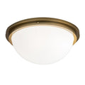 Meyda Tiffany Commerce 4 Light 25" Wide Flush Mount Bowl Ceiling Fixture