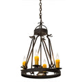 Meyda Tiffany Lakeshore 4 Light 18" Wide Taper Candle Multi Light Pendant