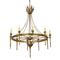Meyda Tiffany Amaury 10 Light 36" Wide Taper Candle Style Chandelier