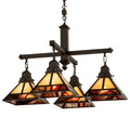 Meyda Tiffany T Mission 4 Light 43" Wide Chandelier