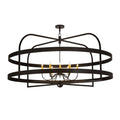 Meyda Tiffany Aldari 12 Light 68" Wide Taper Candle Ring Chandelier