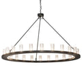 Meyda Tiffany Loxley 24 Light 72" Wide Ring Chandelier