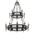 Meyda Tiffany Toscano 15 Light 48" Wide Taper Candle Style Chandelier