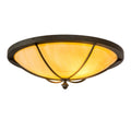 Meyda Tiffany Dominga 2 Light 24" Wide Flush Mount Bowl Ceiling Fixture