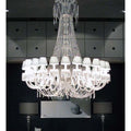 Meyda Tiffany Byblos 24 Light 54" Wide Crystal Empire Chandelier