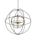 Meyda Tiffany Atom Enerjisi 8 Light 60" Wide Taper Candle Globe Chandelier